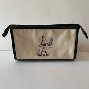 NWOT The Girls ‘Glamour Girl’ cosmetic bag